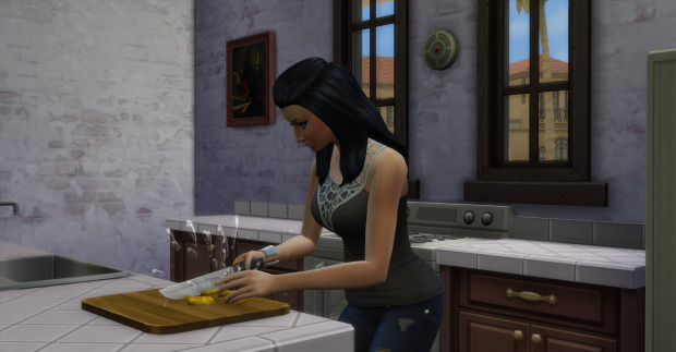 She then cooks some fish tacos (§10) for dinner tonight. Their funds are now §84,055 simoleons.